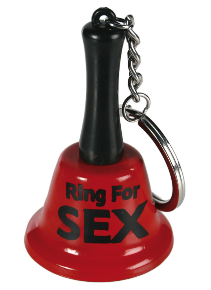 Cloche rouge porte clefs "Ring For Sex" - R700088
